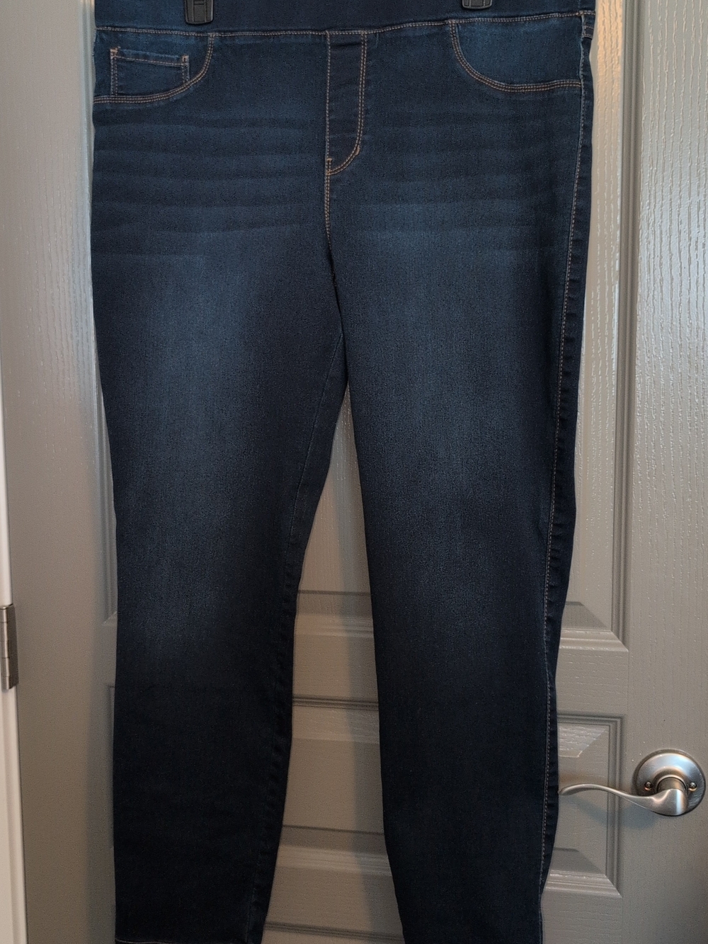 Natural Reflections Dark Blue Straight Leg Jeans